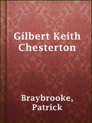 cover image of Gilbert Keith Chesterton